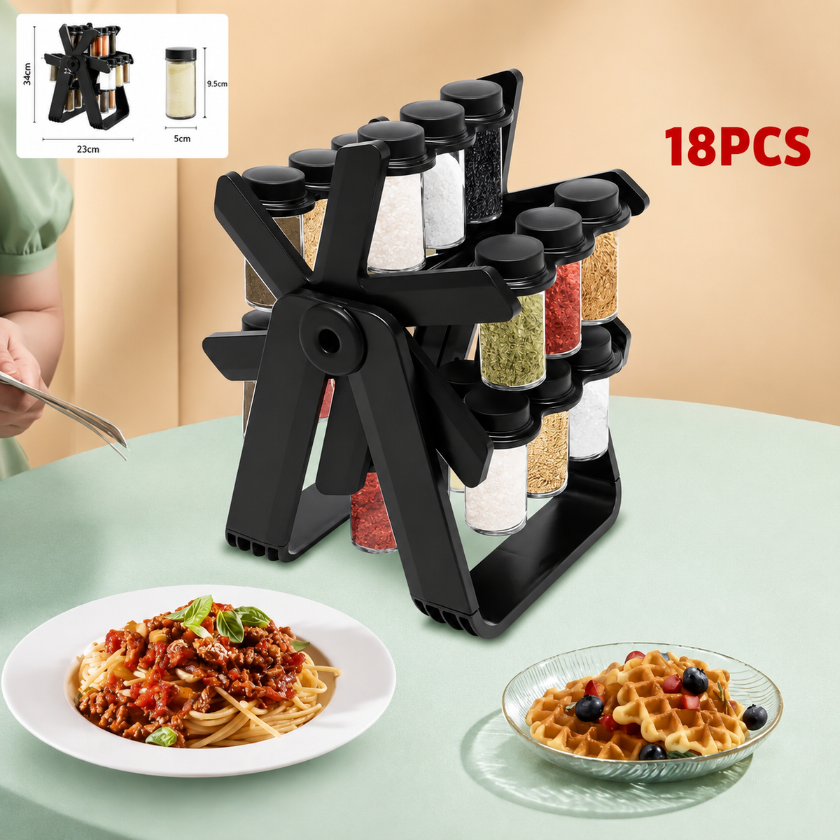 Rotating Spice Rack