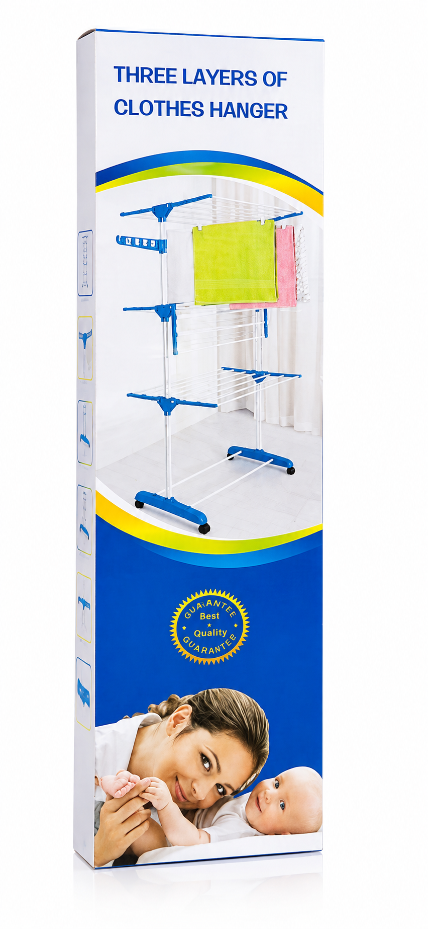 Three Layers of Clothes Hanger