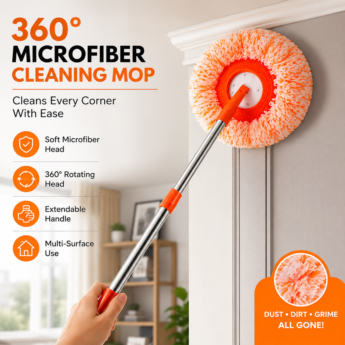 360° Microfiber Cleaning Mop
