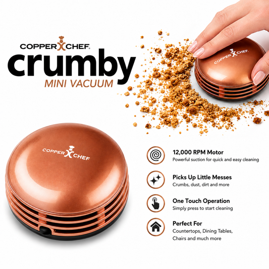 Chef Crumby Mini Desktop Vacuum Cleaner