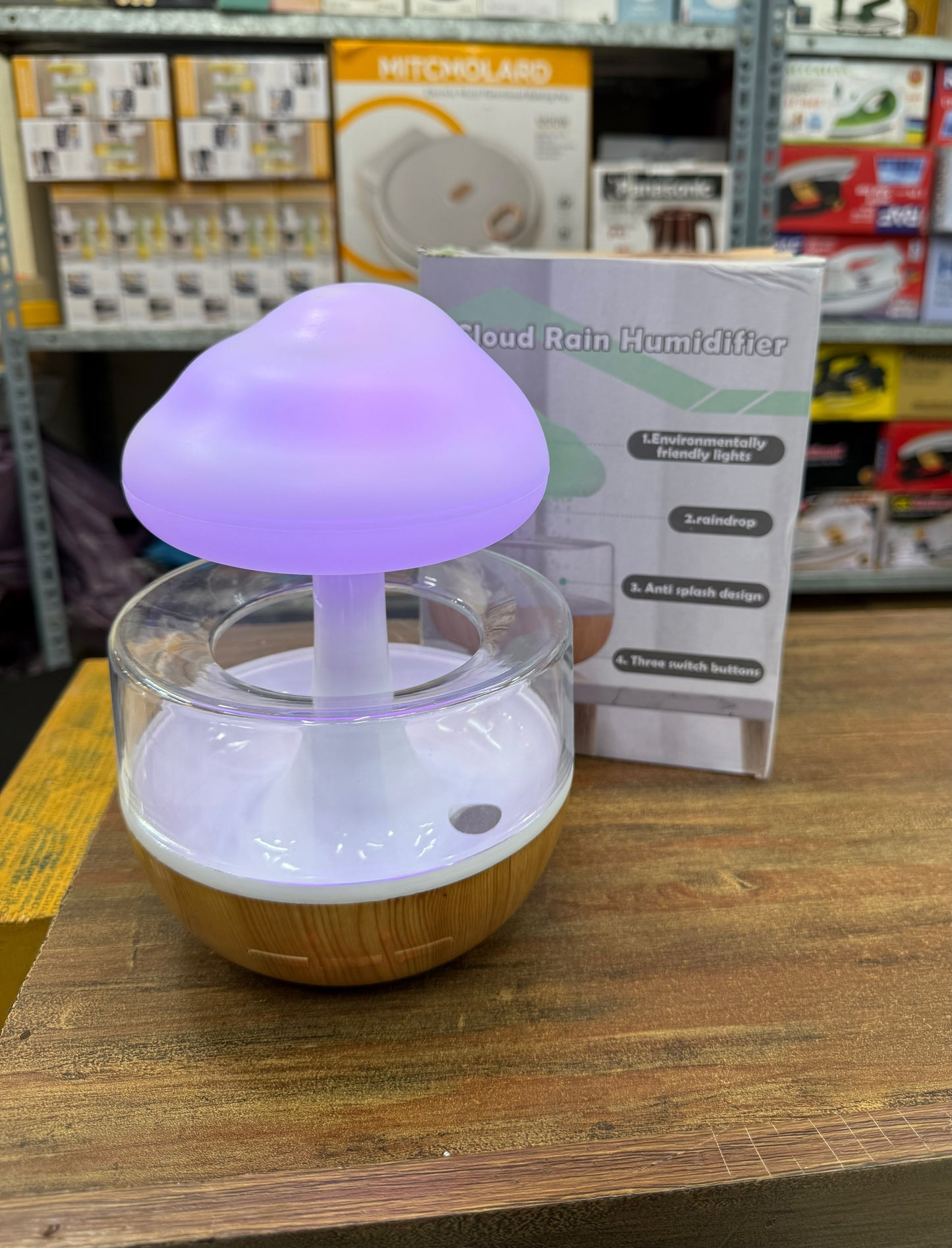 Lavender Mushroom Humidifier Diffuser