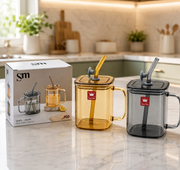 Modern Glass Tea Infuser Mug