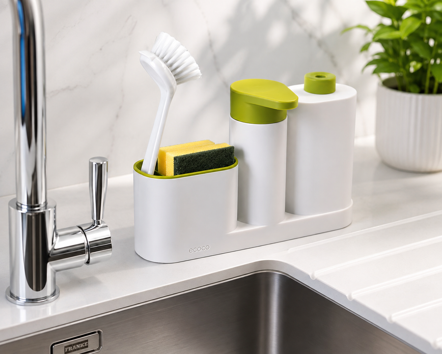 3-in-1 Sink Soap Dispenser & Organizer