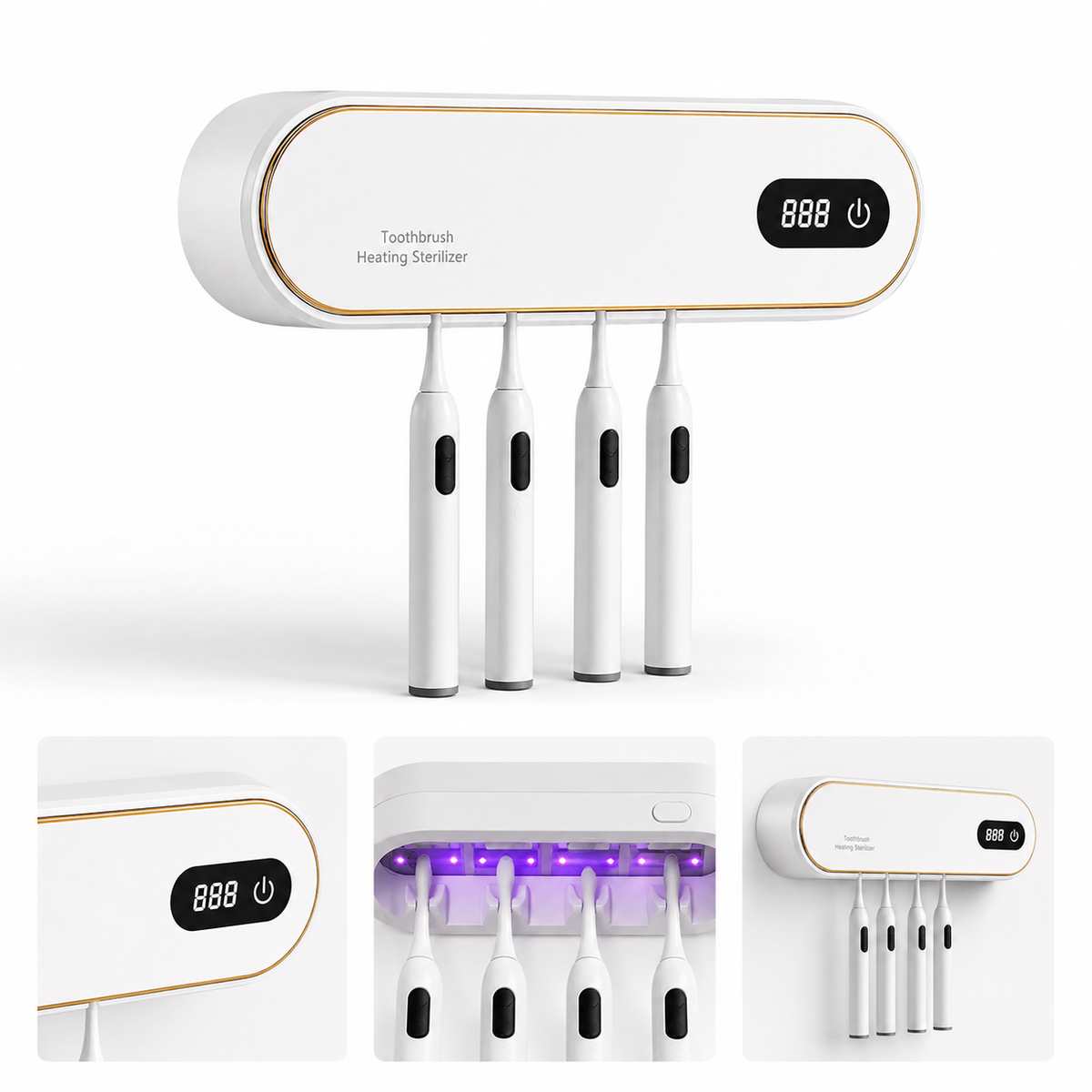 Modern Toothbrush Sterilizer Bathroom Display