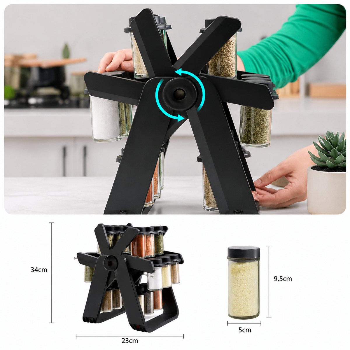 Rotating Spice Rack
