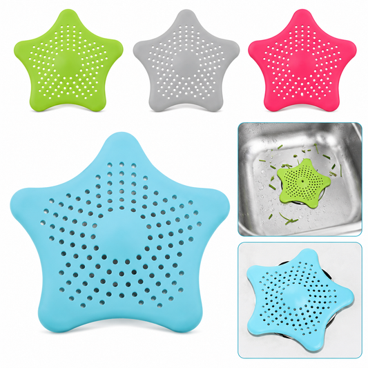 Sink Star Drainer (Pack of 3)