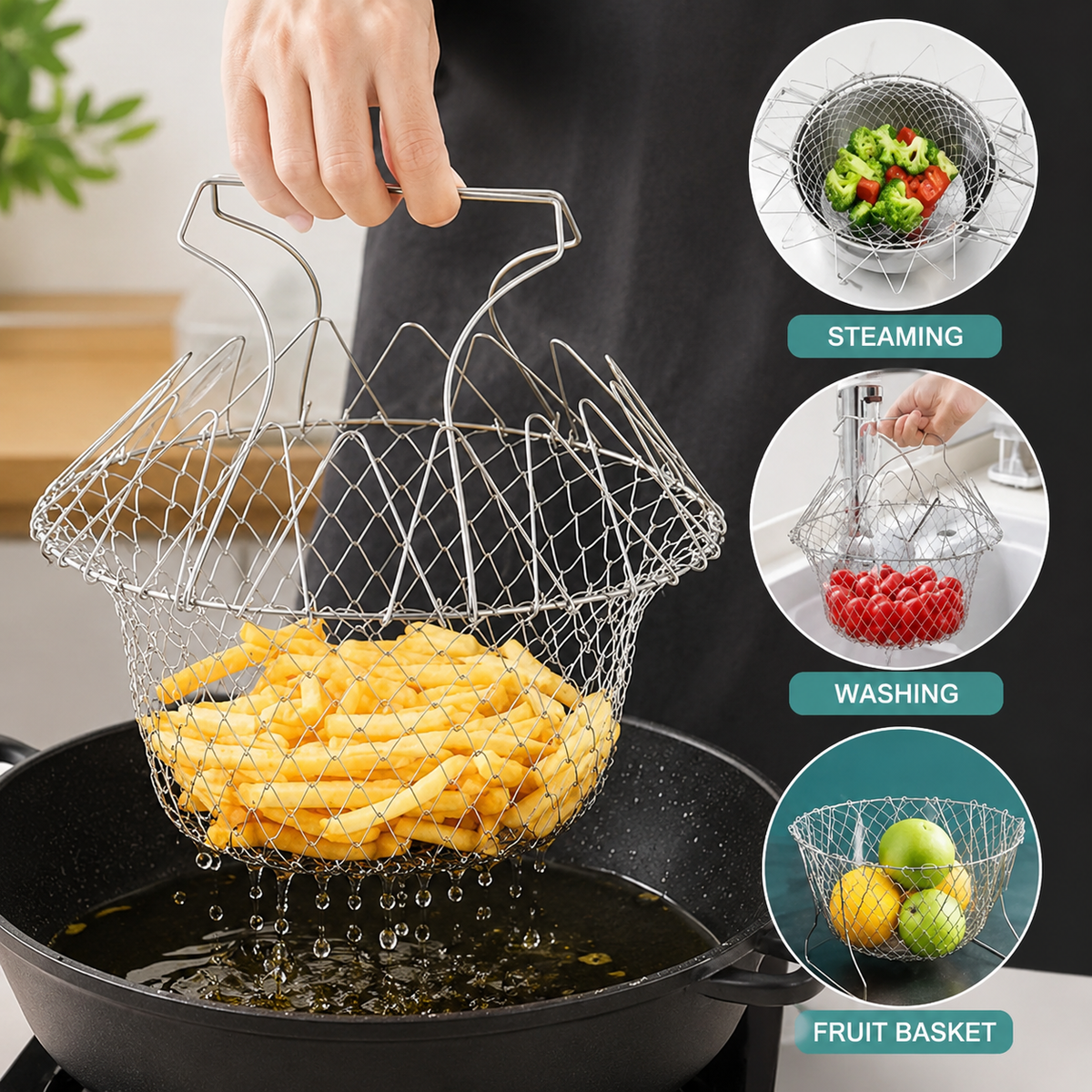 Foldable Chef Basket