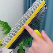 Soapy Scrub Brush on Wet Bathroom Tiles